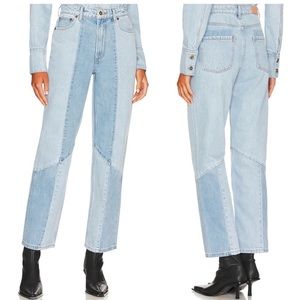 Song of style Dagny Mixed Wash Jean in Light & Mid Blue. Size 26.